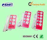 6 Ways Surge-Protection EU Extension Socket with Switch