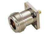 N Female Flange Panel Solder Type RF Connector