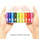 OEM Customized Rainbow AA Alkaline Batteries