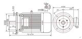 160kw 10000rpm Permanent Magnet Sychronous Motor