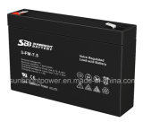SBB 6V7.5ah Small Size Maintenance Free AGM Battery