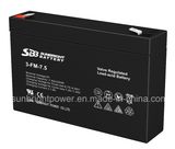 SBB 6V7.5ah Small Size Maintenance Free AGM Battery