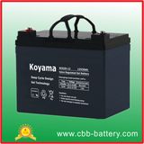 35ah 12V Sealed Deep Cycle Gel Battery for Wheelchairs