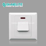 20A 1 Gang Double Pole Switch with Neon