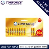 Alkaline Dry Battery with Ce Approved for Toy 10PCS (LR03-AAA Size)