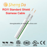 Siamese Rg11 Standard Shield Coaxial Antenna Coaxial Cable