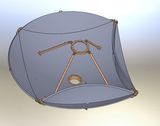 2.4m Foldable Carbon Fiber Vehicle-Mounted Rxtx Satellite Antenna