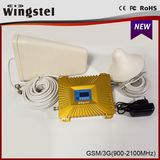 High Quality 900/2100MHz 3G 4G Mobile Signal Booster with Antenna