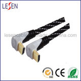 Right Angle HDMI Cable, Double Colors Mold