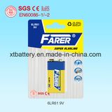 for Smoke Alarm Long Duration Farer Super Alkaline Dry Battery (6lr61 9V)