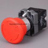 Keyway Brand Mushroom Metal Type Pushbutton Switch