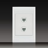 2gang Tel Socket (S120A114-2)