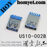 USB 3.0 Female Connector with Straight 180 Degree DIP (US10-002B)