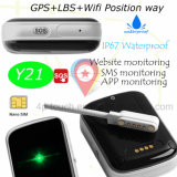 Best Quality 1000mAh Mini GPS Tracker with IP67 Waterproof (Y21)