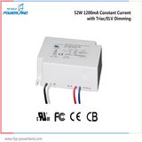Constant Current LED Driver with Triac/Elv Dimmable 52W 1.2A