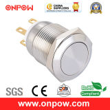 Onpow 19mm Metal Pushbutton Switch (LAS1GQ-11/S, CE, CCC, RoHS compliant)