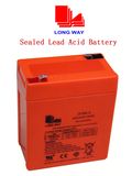 Sealed Rechargeable Lead-Acid Battery for Fire & Security System (6V6.5AH/20HR)