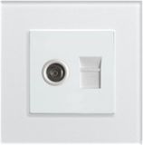 Ce/TUV/BV Certified BS Tel+TV Socket