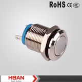 Anti Vandal 12mm Latching Type Push Button Switch