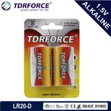 Mercury&Cadmium Free China Factory Ultra Alkaline 1.5V Battery (LR20/D size)