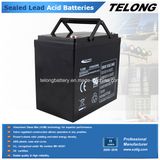 12V 55ah Rechargeable Lead Acid Battery for Solar System