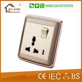 Top Quality 3 Pin Universal Electrical Socket with Ce Certificate