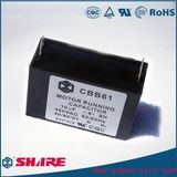 Plastic Case Motor Run Capacitor, Cbb61 Capacitor Cbb61 Polypropylene Sh Capacitor