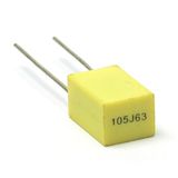105j63V Mini-Box Metallized Polyester Film Capacitor