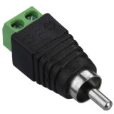 RCA Male Power Connector for CCTV Camera