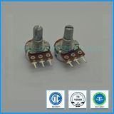 9mm 100k Ohm Rotary Potentiometer with Metal Shaft for Audio Equipment