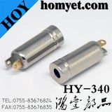 3.5mm 2pin DIP Phone Jack with Metal Material (Hy-340)