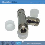 RF Connector Adaptor N Triple Coaxial Female Jack-Female Jack-Female Jack