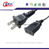 Multi Socket Extension Cord Black 2pins Power Cord 0.7mm Section Connector American Market