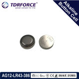 Mercury&Cadmium Free China Factory Bulk Alkaline Button Cell for Watch (1.5V AG12/LR43)