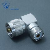 UHF Male to UHF Female Right Angle Connector Adaptor