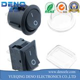 Round Rocker Switch with Waterproof Cap