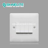 British Standard 4 Gang 1 Way Electric Switch OEM