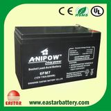 12V/7ah Deep Cycle Maintenance Free Lead Acid Battery for Solar Lighting