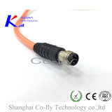 M8 Molded Plug 2, 3, 4, 5, 6, 8 Pin IP67 Straight Circular Cable Accessories