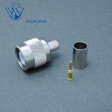 LMR240 Cable Male Plug Crimp RF Coaxial TNC Connector