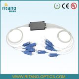 SC/PC Mini Planar Lightwave Circuit Fiber Optic PLC Splitters