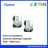 100UF 6.3V Low Impedance SMD Surface Mount Aluminum Electrolytic Capacitors