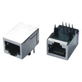 Single Port RJ45 with LEDs Filter on PCB