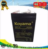 4ah 6V VRLA Rechargeable Micro UPS Battery