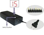 Laptop Universal Adapter AC 90W with LED Show