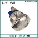Electric Metal IP67 Push Button Switch 19mm