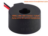 Flying Wires Current Transformer 2000: 1 40A 50ohm 0.2class 7.5hole (ZMCT134)