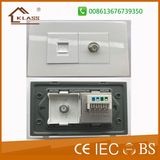 China Manufacturer American Standard Satellite+Tel Socket