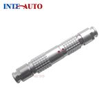 Automotive Plug Free Socket Mated Lemo Metal Push Pull Connector