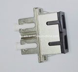 LC/Sc Duplex Hybrid Metal Housing Fiber Optic Adapter